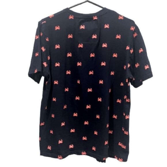 Broken Threads Blue Crab Print Short Sleeve Shirt – Medium - Picture 3 of 5